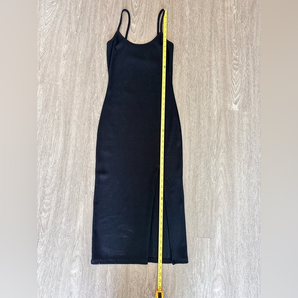 TRIBE KELLEY Ribbed Black Midi Dress | Size M | Soft, Sexy & Stretchy | NWOT - Picture 7 of 10
